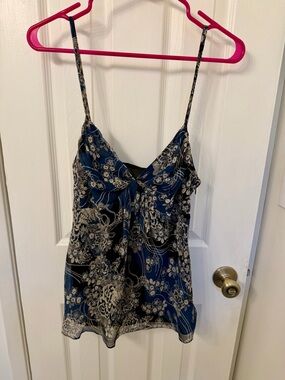 Express Floral Sheath Top Y2K